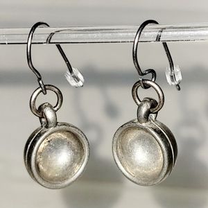 Pewter Tea Cup / Coffee Cup Earrings, ☕️Handcrafted Clift Studio Art